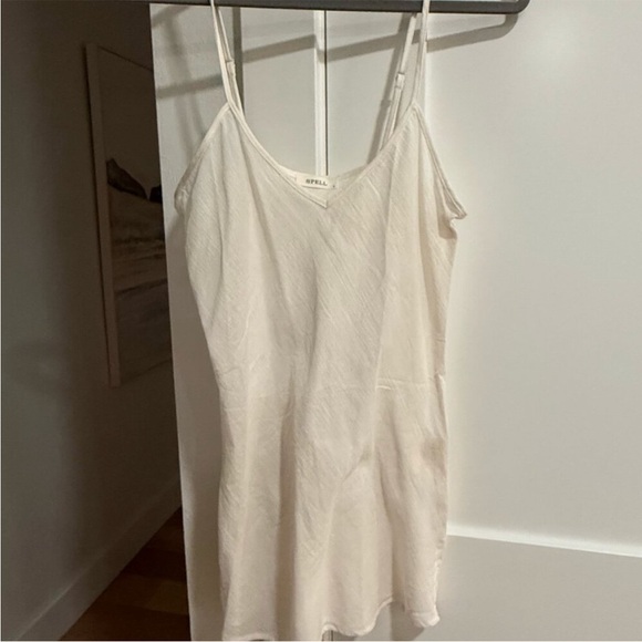 NWT Spell Florapaloosa Embroidered Tunic Dress Size Small White - Picture 11 of 12